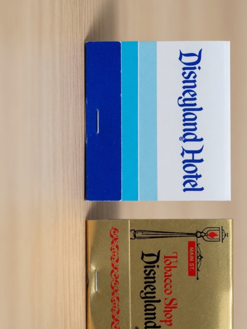 Vintage Matchbooks from the Disneyland Hotel & Main Street Tobacco Shop Set of 2